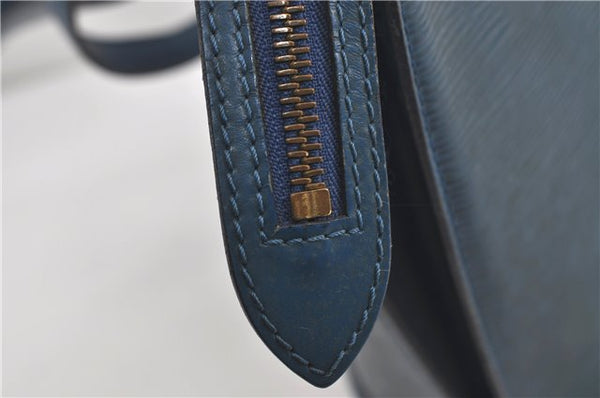 Auth Louis Vuitton Epi Saint Jacques Shopping Shoulder Bag Blue M52265 LV 5996D