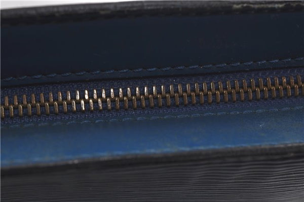 Auth Louis Vuitton Epi Saint Jacques Shopping Shoulder Bag Blue M52265 LV 5996D