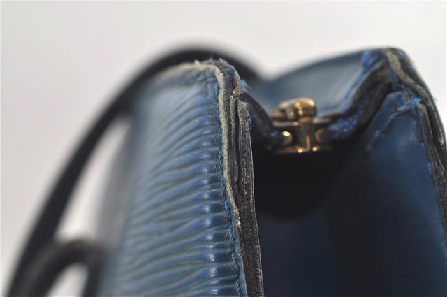 Auth Louis Vuitton Epi Saint Jacques Shopping Shoulder Bag Blue M52265 LV 5996D