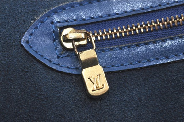 Auth Louis Vuitton Epi Saint Jacques Shopping Shoulder Bag Blue M52265 LV 5996D