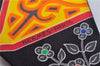 Authentic HERMES Twilly Scarf "L ARBRE DE VIE" Silk Black 6002E