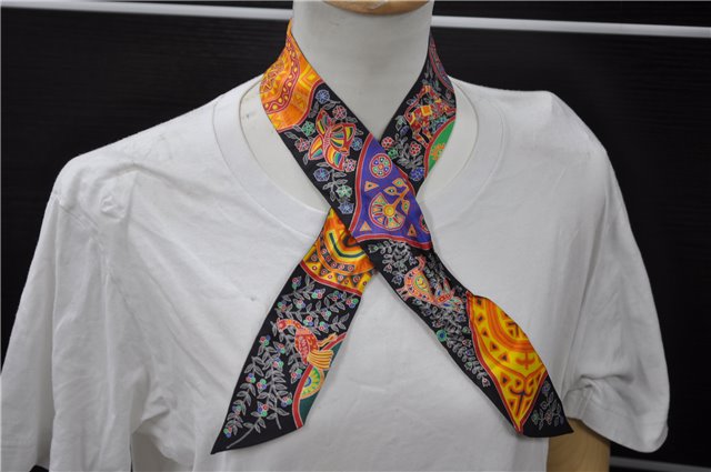 Authentic HERMES Twilly Scarf 