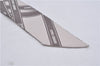 Authentic HERMES Twilly Scarf "Bolduc" Silk Ivory Gray 6003E