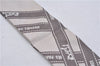 Authentic HERMES Twilly Scarf "Bolduc" Silk Ivory Gray 6003E
