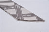 Authentic HERMES Twilly Scarf "Bolduc" Silk Ivory Gray 6003E