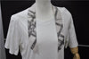 Authentic HERMES Twilly Scarf "Bolduc" Silk Ivory Gray 6003E