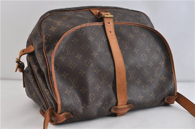 Auth LOUIS VUITTON Monogram Saumur 35 Shoulder Cross Body Bag M42254 LV 6007C
