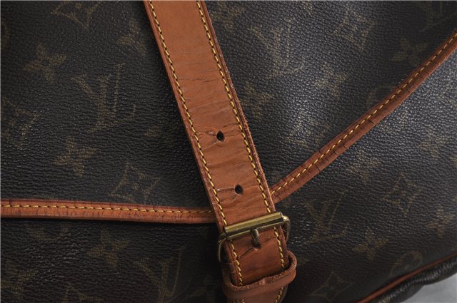Auth LOUIS VUITTON Monogram Saumur 35 Shoulder Cross Body Bag M42254 LV 6007C