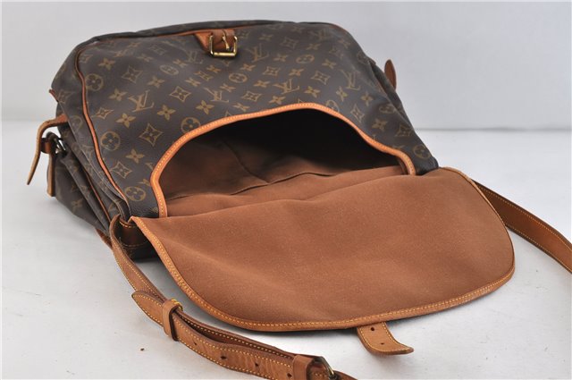 Auth LOUIS VUITTON Monogram Saumur 35 Shoulder Cross Body Bag M42254 LV 6007C