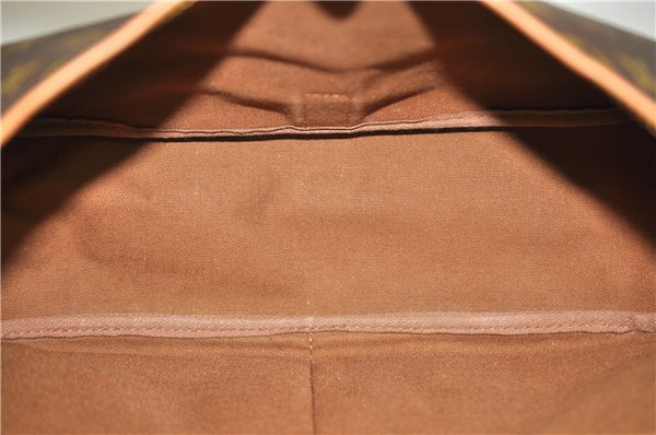 Auth LOUIS VUITTON Monogram Saumur 35 Shoulder Cross Body Bag M42254 LV 6007C