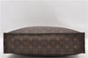 Authentic LOUIS VUITTON Monogram Sac Plat Hand Bag M51140 LV Junk 6009C