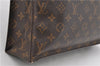 Authentic LOUIS VUITTON Monogram Sac Plat Hand Bag M51140 LV Junk 6009C