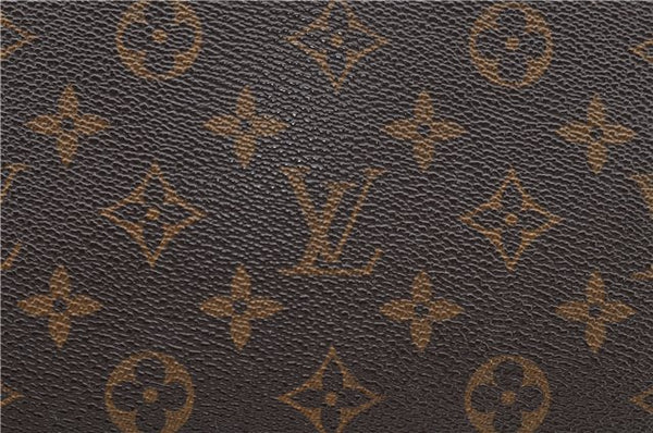 Authentic LOUIS VUITTON Monogram Sac Plat Hand Bag M51140 LV Junk 6009C