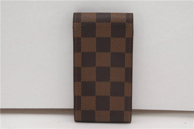 Authentic Louis Vuitton Damier Etui Cigarette Case N63024 LV 6010F