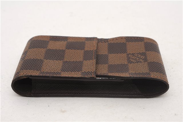 Authentic Louis Vuitton Damier Etui Cigarette Case N63024 LV 6010F