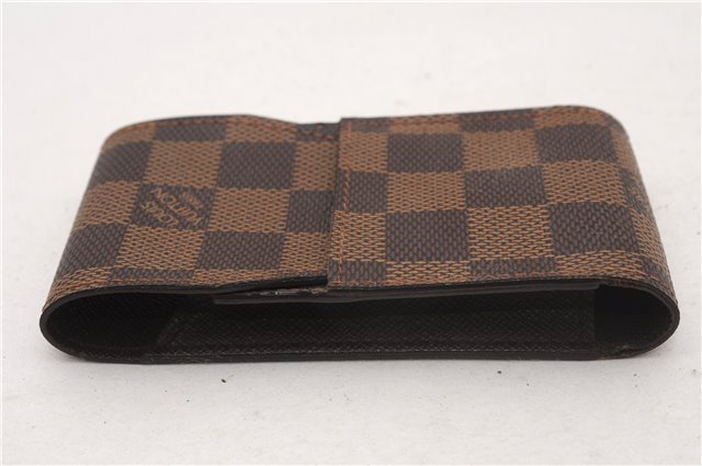 Authentic Louis Vuitton Damier Etui Cigarette Case N63024 LV 6010F