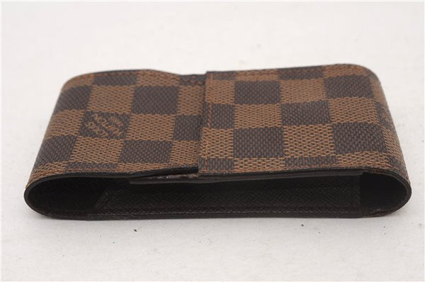 Authentic Louis Vuitton Damier Etui Cigarette Case N63024 LV 6010F