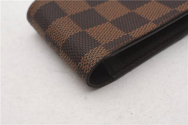 Authentic Louis Vuitton Damier Etui Cigarette Case N63024 LV 6010F
