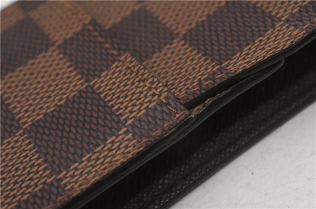 Authentic Louis Vuitton Damier Etui Cigarette Case N63024 LV 6010F