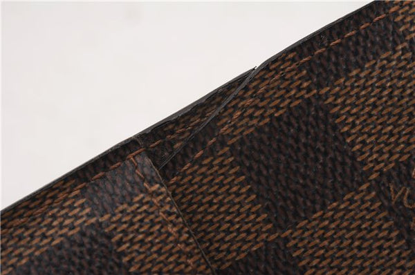 Authentic Louis Vuitton Damier Etui Cigarette Case N63024 LV 6010F