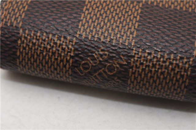 Authentic Louis Vuitton Damier Etui Cigarette Case N63024 LV 6010F