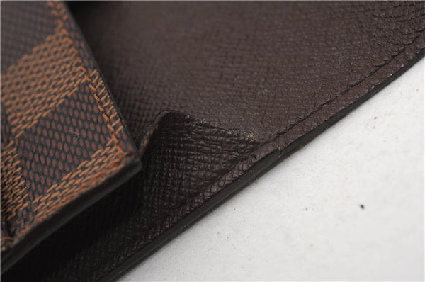 Authentic Louis Vuitton Damier Etui Cigarette Case N63024 LV 6010F