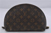 LOUIS VUITTON Monogram Trousse Demi Ronde 23 Cosmetic Pouch M47520 LV Junk 6012C