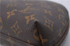 LOUIS VUITTON Monogram Trousse Demi Ronde 23 Cosmetic Pouch M47520 LV Junk 6012C