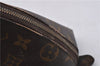 LOUIS VUITTON Monogram Trousse Demi Ronde 23 Cosmetic Pouch M47520 LV Junk 6012C