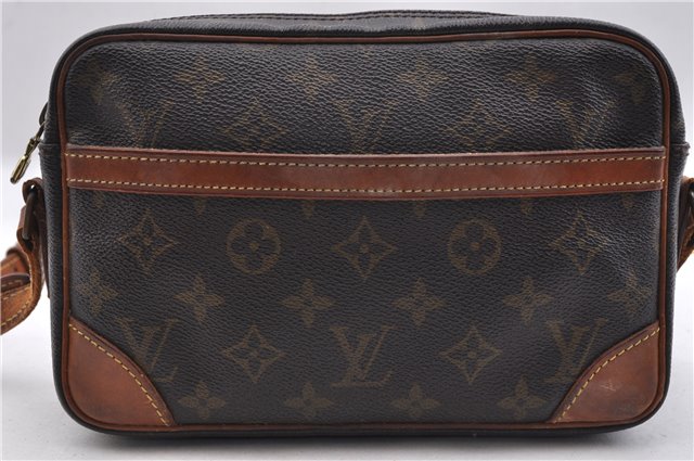 Authentic LOUIS VUITTON Monogram Trocadero 23 Shoulder Cross Bag M51276 LV 6013C