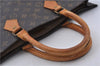 Authentic LOUIS VUITTON Monogram Sac Plat Hand Bag M51140 LV 6015C