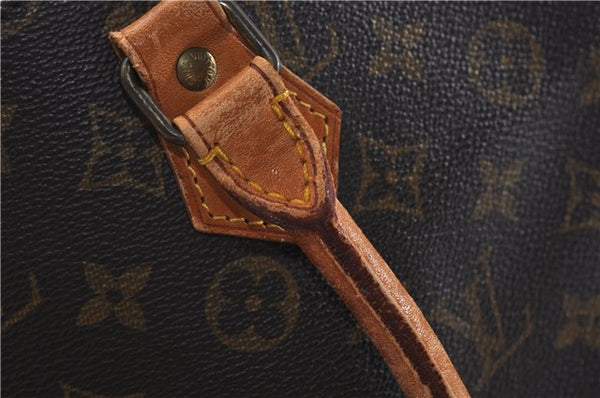 Authentic LOUIS VUITTON Monogram Sac Plat Hand Bag M51140 LV 6015C