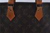 Authentic LOUIS VUITTON Monogram Sac Plat Hand Bag M51140 LV 6015C