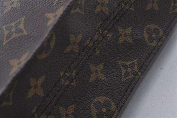 Authentic LOUIS VUITTON Monogram Sac Plat Hand Bag M51140 LV 6015C