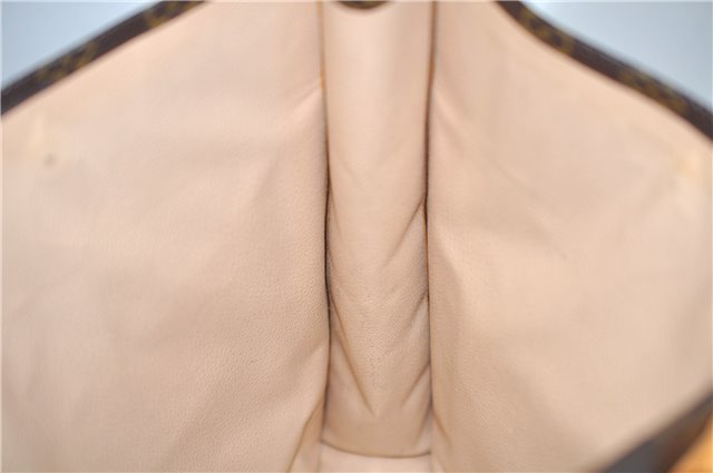 Authentic LOUIS VUITTON Monogram Sac Plat Hand Bag M51140 LV 6015C