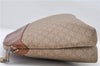 Authentic CELINE Macadam Blason Pattern Clutch Bag PVC Leather Beige 6018C