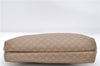 Authentic CELINE Macadam Blason Pattern Clutch Bag PVC Leather Beige 6018C