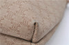 Authentic CELINE Macadam Blason Pattern Clutch Bag PVC Leather Beige 6018C