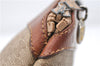 Authentic CELINE Macadam Blason Pattern Clutch Bag PVC Leather Beige 6018C