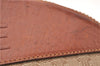 Authentic CELINE Macadam Blason Pattern Clutch Bag PVC Leather Beige 6018C