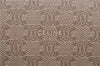 Authentic CELINE Macadam Blason Pattern Clutch Bag PVC Leather Beige 6018C