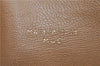 Authentic CELINE Macadam Blason Pattern Clutch Bag PVC Leather Beige 6018C