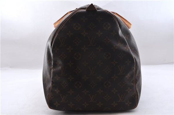 Authentic Louis Vuitton Monogram Keepall 55 Travel Boston Bag M41424 LV 6018E