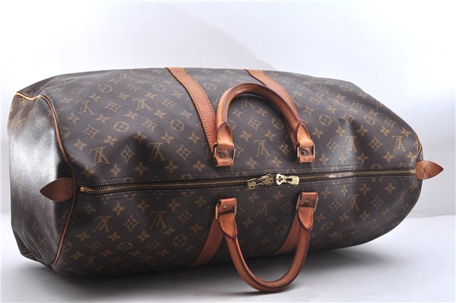 Authentic Louis Vuitton Monogram Keepall 55 Travel Boston Bag M41424 LV 6018E