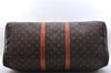 Authentic Louis Vuitton Monogram Keepall 55 Travel Boston Bag M41424 LV 6018E