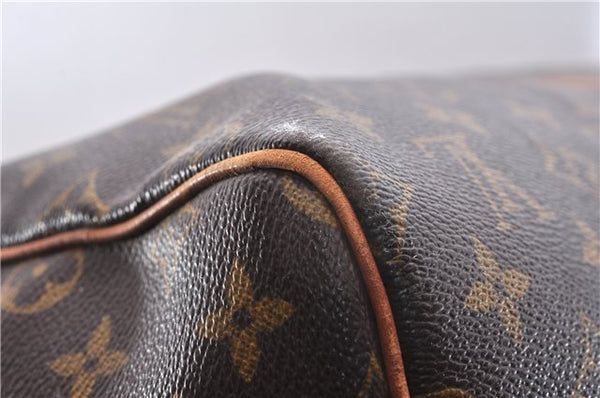 Authentic Louis Vuitton Monogram Keepall 55 Travel Boston Bag M41424 LV 6018E