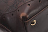 Authentic GUCCI Vintage Guccissima Tote Hand Bag GG Leather 145994 Brown 6022I