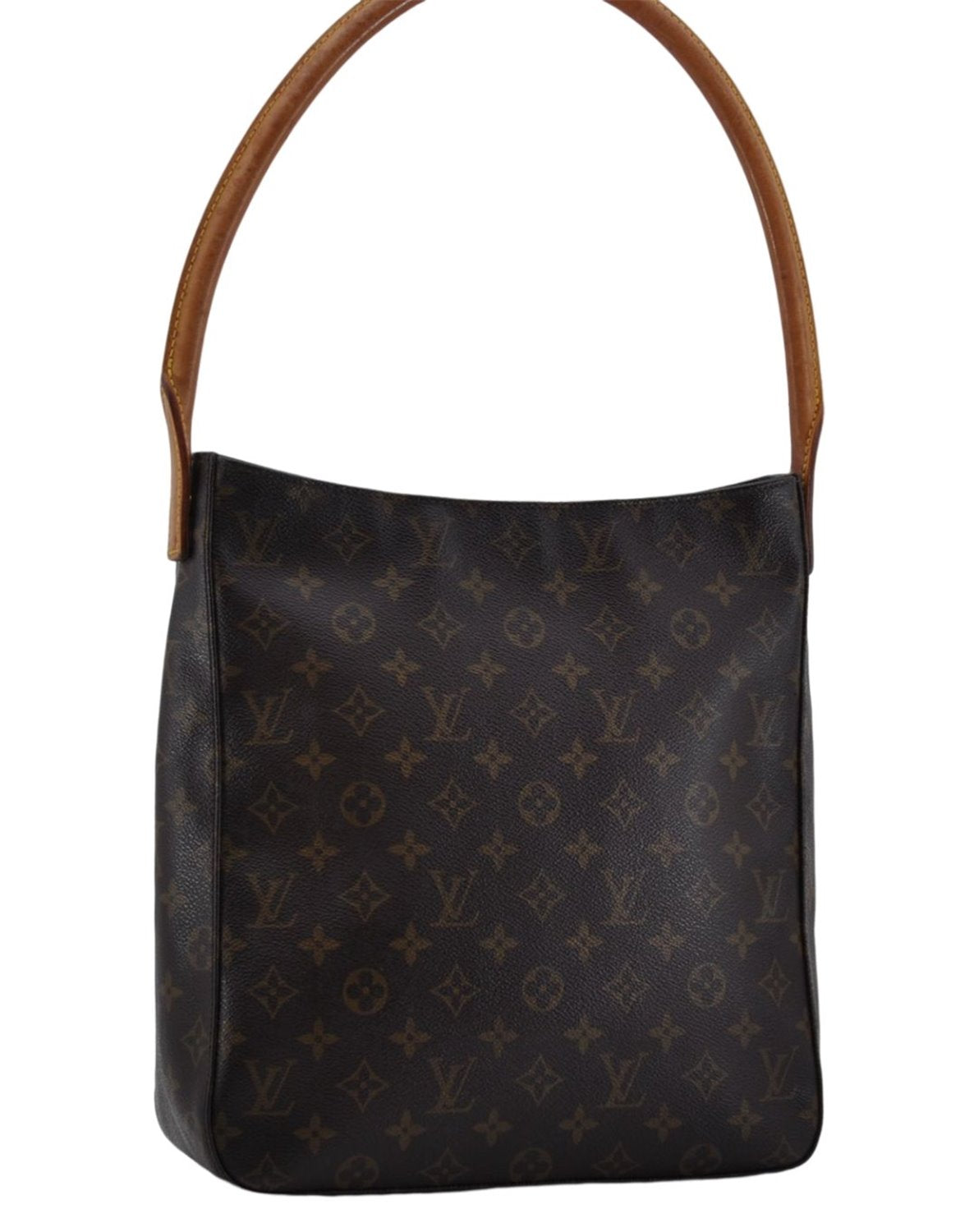 Authentic Louis Vuitton Monogram Looping GM Shoulder Bag M51145 LV 6023E