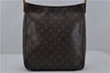 Authentic Louis Vuitton Monogram Looping GM Shoulder Bag M51145 LV 6023E