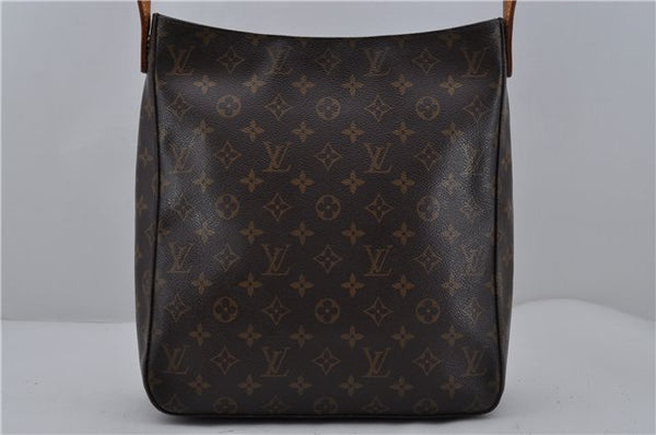 Authentic Louis Vuitton Monogram Looping GM Shoulder Bag M51145 LV 6023E